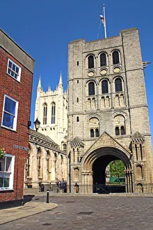 Norman Tower and Gatehouse, Bury St Edmunds, England