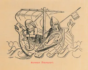 The Comic History Of England Gallery: Norman Transport, c1860, (c1860). Artist: John Leech