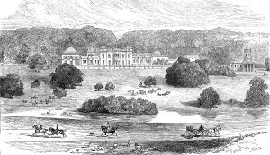 Demolished Prints: Normanton Park, Rutlandshire - view from North-West, 1881. Creator: Unknown