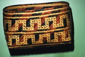 Louisiana Prints: North American Chitimacka Indian Basket