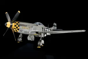 North American P-51D-30-NA Mustang, 1945. Creator: North American Aviation Inc North American P-51D-30-NA Mustang, 1945. Creator: North American Aviation Inc
