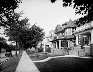 North boulevard residences, Detroit, Mich. c1908. Creator: Unknown