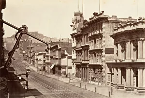Carleton Emmons Prints: North Side of California Street, 1864, printed ca. 1876. Creator: Carleton Emmons Watkins