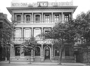Raithby Lawrence Prints: North China Daily News & Herald Offices, 1910. Artist: Cox Company Ltd