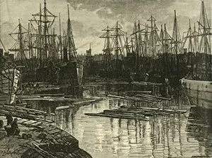 Rigging Collection: North Dock, Swansea, 1898. Creator: Unknown