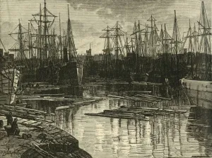 Swansea Prints: North Dock, Swansea, 1898. Creator: Unknown