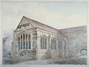 Trinity Chapel Prints: North-east view of Leadenhall Chapel, City of London, 1805