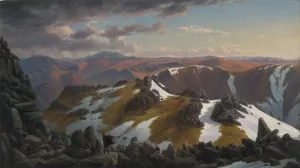 Guerard Prints: North-east View from the Northern Top of Mount Kosciusko