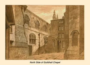 Discriptive Account Of The Guildhall Prints: North Side of Guildhall Chapel, 1886