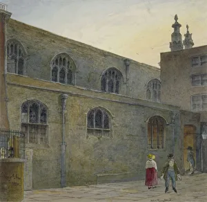 Robert Blemmell Prints: North side of Guildhall Chapel showing the entrance to Cutthroat Alley