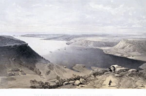 Crimean War 1853 1856 Collection: The North Side of the Harbour at Sebastopol, 22 June 1855. Artist: Jonathan Needham