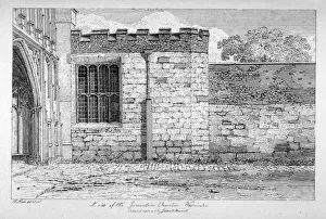 Frederick Nash Prints: North side of the Jerusalem Chamber in Westminster Abbey, London, 1805
