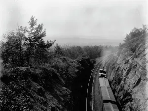 North from Pocono Tunnel, D.L. & W.R.R. between 1900 and 1906. Creator: Unknown. North from Pocono Tunnel, D.L. & W.R.R. between 1900 and 1906. Creator: Unknown