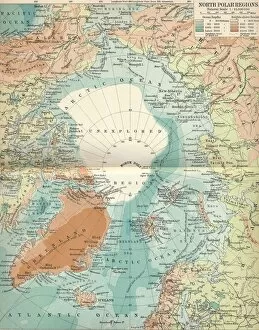 Helmolt Gallery: North Polar Regions, c1903, (1904)