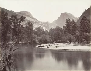 Attributed To Carleton E Collection: North and South Dome, Yosemite, ca. 1872, printed ca. 1876