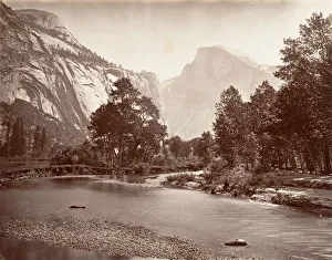 North and South Dome, Yosemite, ca. 1872, printed ca. 1876