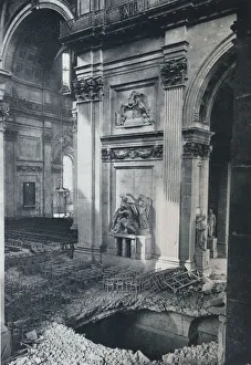 North Transept of St. Pauls Cathedral after bombing, 1941 North Transept of St. Pauls Cathedral after bombing, 1941