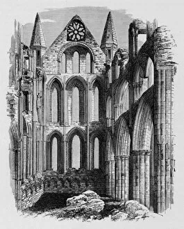 Alexander Francis Gallery: North Transept, Whitby Abbey, c1880, (1897). Artist: Alexander Francis Lydon