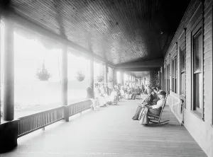 Rocking Chair Prints: The North veranda, Manhansett (i)