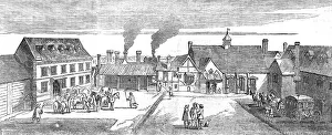 Winceslaus Hollar Prints: North View of Arundel House in 1646, 1854. Creator: Unknown