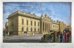 North view of East India House, Leadenhall Street, City of London, 1802. Artist