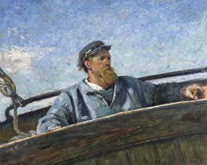 Tiller Prints: North Wind, 1887. Creator: Christian Krohg