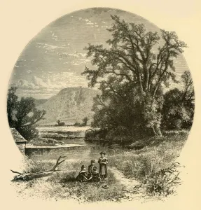 Northampton Prints: Northampton Meadows, 1874. Creator: Meeder & Chubb