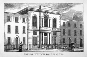 Finsbury Prints: Northampton Tabernacle, Spa Fields, Finsbury, London, c1830