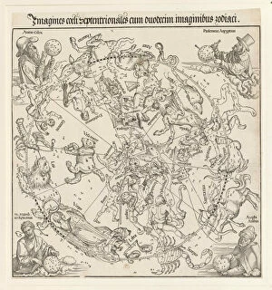 Sphere Collection: The Northern Celestial Hemisphere, 1515. Creator: Dürer, Albrecht (1471-1528)