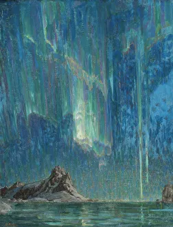 Skyscape Prints: Northern Lights. Study from North Norway. Creator: Anna Katarina Boberg