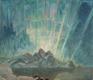 Skyscape Prints: Northern Lights. Study from North Norway. Creator: Anna Katarina Boberg
