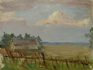 1910 Prints: Northern Studies (The White Night-Clouds), 1910. Creator: Jan Ciaglinski
