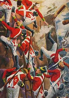 The Northumberland Fusiliers. Storming the ramparts of San Vincente, (1939)