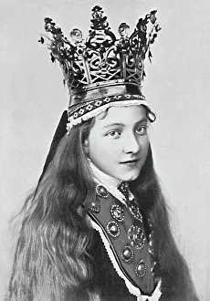 Lund Prints: A Norwegian girl in holiday attire, 1912. Artist: Solveig Lund