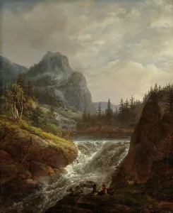 Natural Setting Prints: Norwegian Landscape, 1822. Creator: Johan Christian Dahl