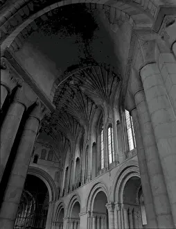 Eleventh Century Prints: Norwich Cathedral, Norfolk, c1955. Creator: Arthur Charles Kirby Ware