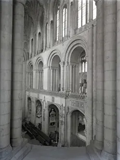Eleventh Century Prints: Norwich Cathedral, Norfolk, c1955. Creator: Arthur Charles Kirby Ware