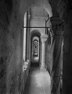 Vanishing Point Prints: Norwich Cathedral, Norfolk, c1955. Creator: Arthur Charles Kirby Ware