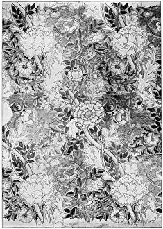 Images Dated 6th October 2007: Norwich pattern wallpaper, 1889 (1934).Artist: William Morris