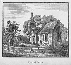Ealing Gallery: Norwood Church, c1792