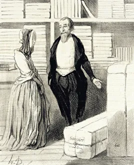 Sarcasm Prints: Nos comptes sont faciles a établir.. 1844. Creator: Honore Daumier