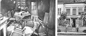 Vandalism Prints: Nos villes a sac; Salle a manger et façade d'une maison de la rue d'Essommes