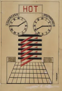 Klutsis Prints: NOT. Artist: Klutsis, Gustav (1895-1938)
