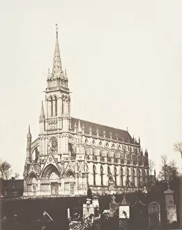 Rouen Gallery: Notre Dame de Bonsecours, pres Rouen, 1852-54. Creator: Edmond Bacot