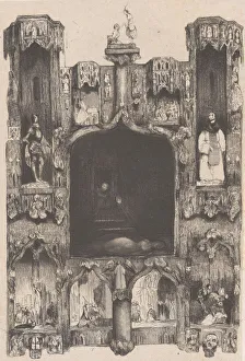 Nanteuil Celestin Prints: Notre-Dame de Paris, 1832. Creator: Celestin Nanteuil