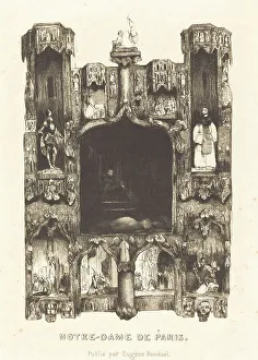 1832 Prints: Notre-Dame de Paris, 1832. Creator: Célestin Nanteuil