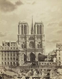 Charles Soulier Collection: Notre Dame de Paris, early 1860s. Creator: Charles Soulier (French, 1840-1875)