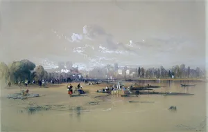 Day Bed Prints: Notre Dame from the Pont du Jardin du Roi