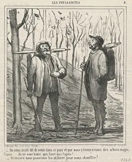 Disappointed Prints: On nous avait dit de venir dans ce pays... 19th century. Creator: Honore Daumier