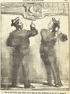 Newsprint Prints: Nous ne nous serions jamais douté tout de même... 1870. Creator: Honore Daumier